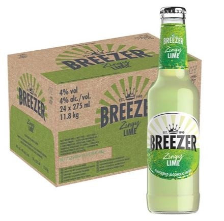 Bacardi Breezer Lime 27,5cl flaske